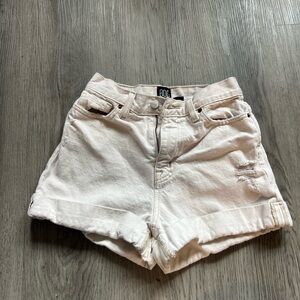 BDG Women's Cream Jean Shorts